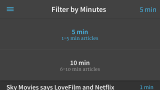 Illustration for article titled An App to Find the Quick Reads From Your Read-It-Later Lists